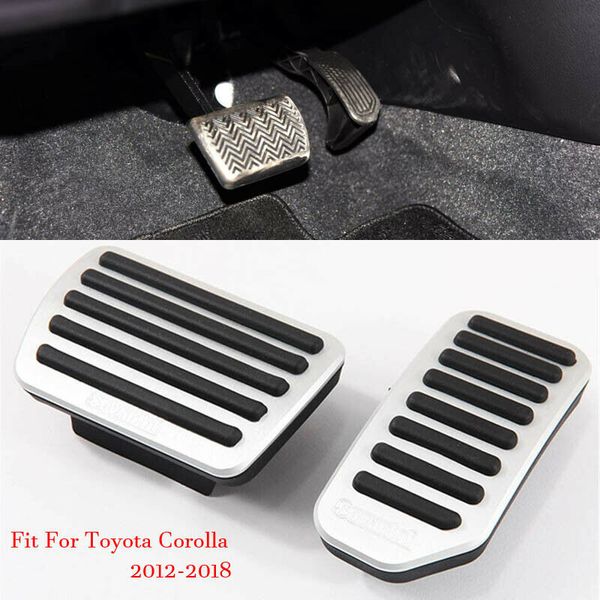 car alloy accelerator gas brake footrest pedal plate pad cover for toyota corolla 2012-2018
car alloy accelerator gas brake footrest pedal plate pad cover for toyota corolla 2012-2018