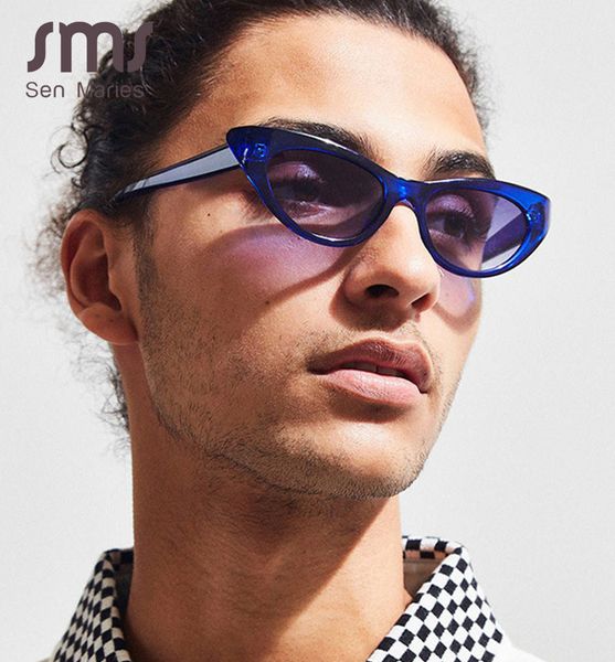 2019 new small frame cat eye sunglasses men transparent blue red color trend wild style sun glasses for women oculos uv400, White;black
2019 new small frame cat eye sunglasses men transparent blue red color trend wild style sun glasses for women oculos uv400, White;black