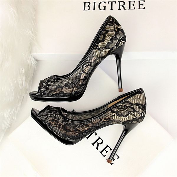 wedding shoes woman peep toes lace stiletto platform heels pumps women shoes women heels italian shoes women designers extreme high heels, Black
wedding shoes woman peep toes lace stiletto platform heels pumps women shoes women heels italian shoes women designers extreme high heels, Black