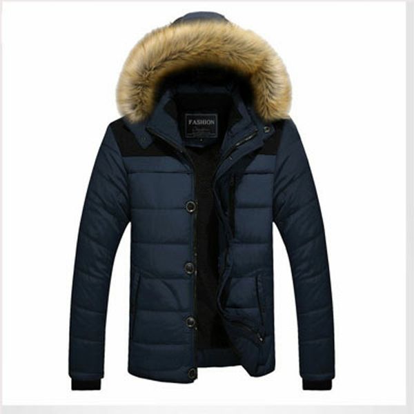 2019 new men's winter men's cotton jacket coat bristle collar hooded casual large size cotton coat plus velvet thic, Black
2019 new men's winter men's cotton jacket coat bristle collar hooded casual large size cotton coat plus velvet thic, Black