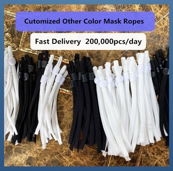 ready made mask rope elastic band ear hanging rope with flat and screwed button in stock
ready made mask rope elastic band ear hanging rope with flat and screwed button in stock