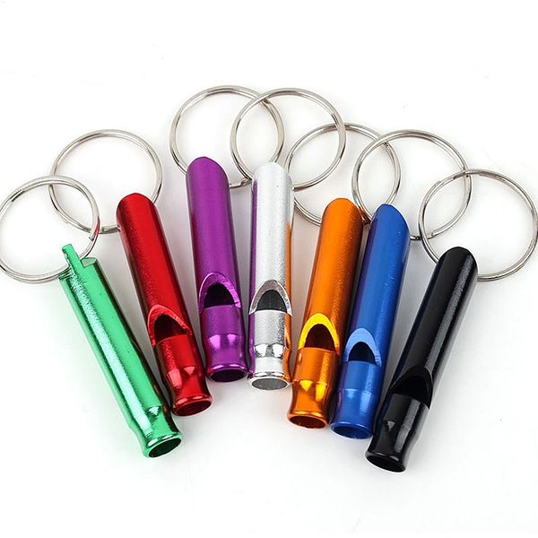 100pcs/lot mix color multifunctional whistle keychain aluminum emergency survival for camping hiking training key ring, Slivery;golden
100pcs/lot mix color multifunctional whistle keychain aluminum emergency survival for camping hiking training key ring, Slivery;golden