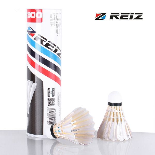 reiz 3pcs/6pcs/set z900 badminton shuttlecocks grade natural duck feather training badminton ball for learner
reiz 3pcs/6pcs/set z900 badminton shuttlecocks grade natural duck feather training badminton ball for learner
