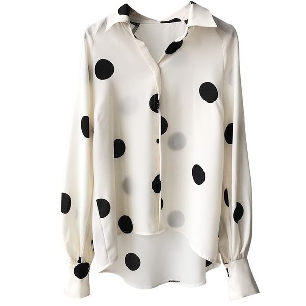 2019 women blouse long sleeve korean spring womens and blouses women dots print chiffon shirts blusas roupa feminina, White
2019 women blouse long sleeve korean spring womens and blouses women dots print chiffon shirts blusas roupa feminina, White