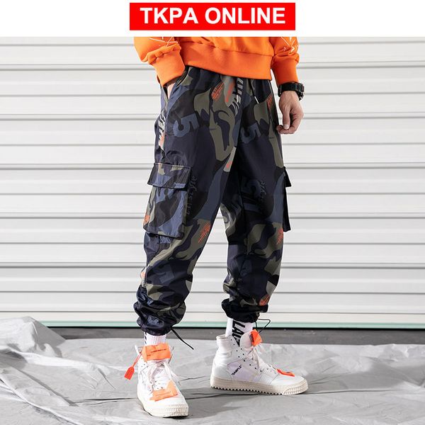 men camo streetwear joggers pants hip hop 2020 japanese fashion track pants couple summer baggy camouflage trousers, Black
men camo streetwear joggers pants hip hop 2020 japanese fashion track pants couple summer baggy camouflage trousers, Black