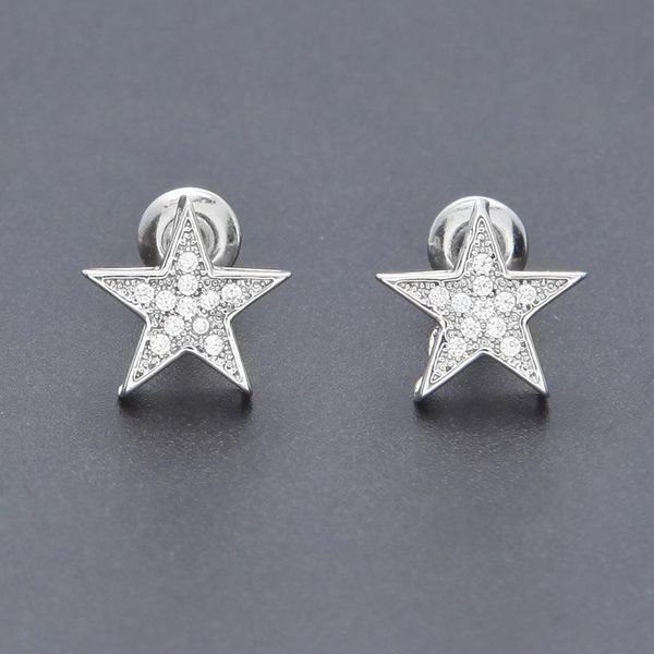 new arrival iced out cubic zirconia pentagram stud earrings mens womens gold plated stud earring hip hop rapper jewelry gifts for boys girls, Golden;silver
new arrival iced out cubic zirconia pentagram stud earrings mens womens gold plated stud earring hip hop rapper jewelry gifts for boys girls, Golden;silver