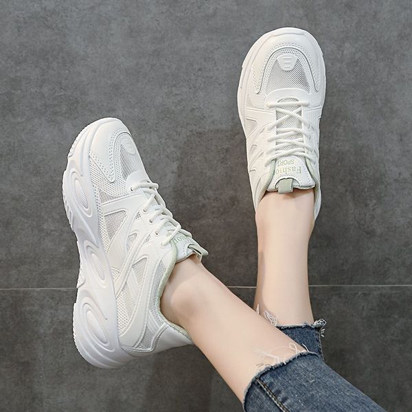 british style korean shoes round toe tennis female wedge basket 2020 all-match shose women casual sneaker, Black
british style korean shoes round toe tennis female wedge basket 2020 all-match shose women casual sneaker, Black