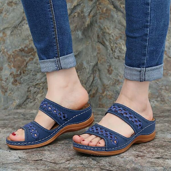 gladiator sandals women summer open toe comfy sandals soft hollow wedge walking retro slippers shoes, Black
gladiator sandals women summer open toe comfy sandals soft hollow wedge walking retro slippers shoes, Black