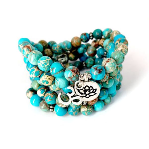 108 mala bead bracelet & necklace g-emstone jewelry gift for women yoga lotus om bracelet meditation healing stone, Golden;silver
108 mala bead bracelet & necklace g-emstone jewelry gift for women yoga lotus om bracelet meditation healing stone, Golden;silver