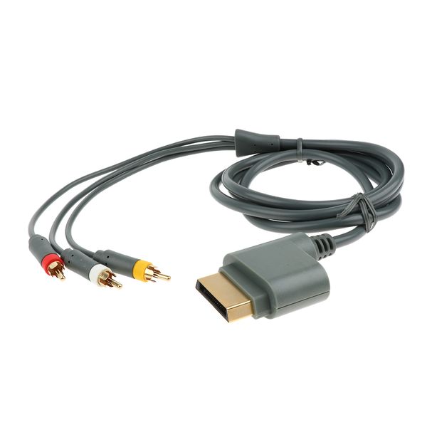 hd tv component composite audio video av cable cord for microsoft xbox 360