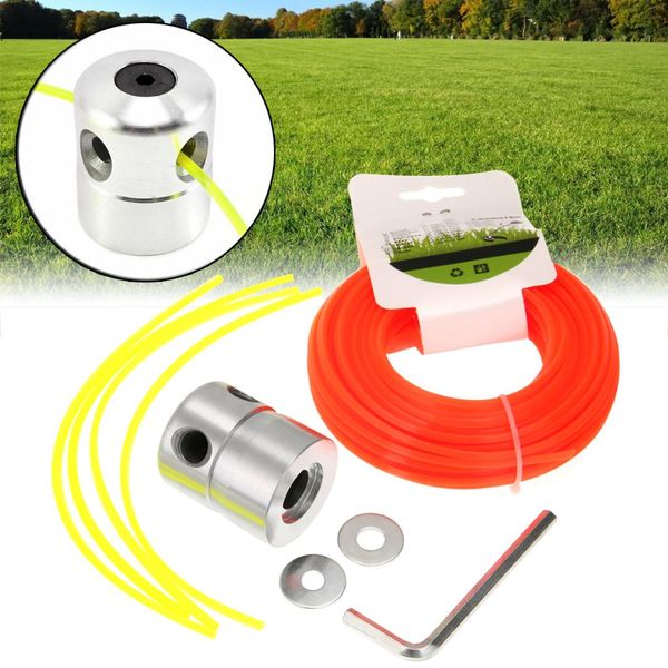 1 set universal aluminum grass trimmer head brush cutter head + 15m 3mm nylon line + mowing rope hex wrench washer accessory
1 set universal aluminum grass trimmer head brush cutter head + 15m 3mm nylon line + mowing rope hex wrench washer accessory