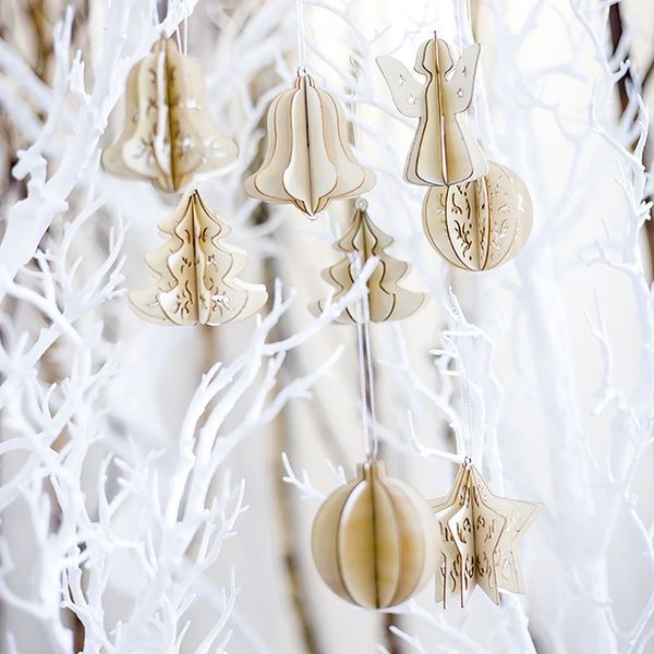 2019new 10pcs/ lot snowflake star santa claus boots bells christmas tree hanging wooden
2019new 10pcs/ lot snowflake star santa claus boots bells christmas tree hanging wooden