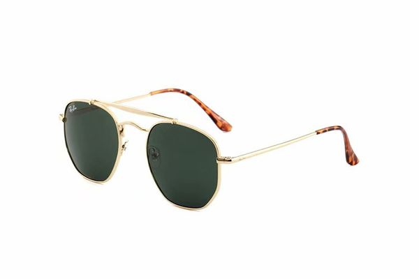 1pcs fashion round sunglasses rayban eyewear sun glasses design black metal frame dark 50mm glass lenses for mens womens better brown c, White;black
1pcs fashion round sunglasses rayban eyewear sun glasses design black metal frame dark 50mm glass lenses for mens womens better brown c, White;black