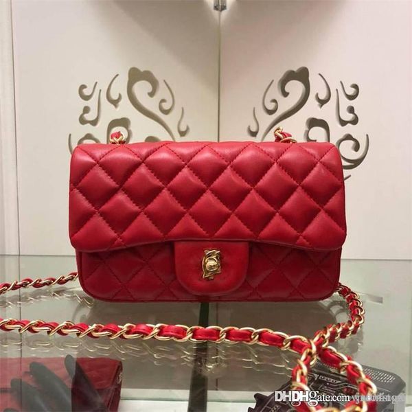 2019 Красный стеганый овчинный кошелек WOC на цепочке плеча Tote 1116 размер:20*12*7 см
2019 Красный стеганый овчинный кошелек WOC на цепочке плеча Tote 1116 размер:20*12*7 см