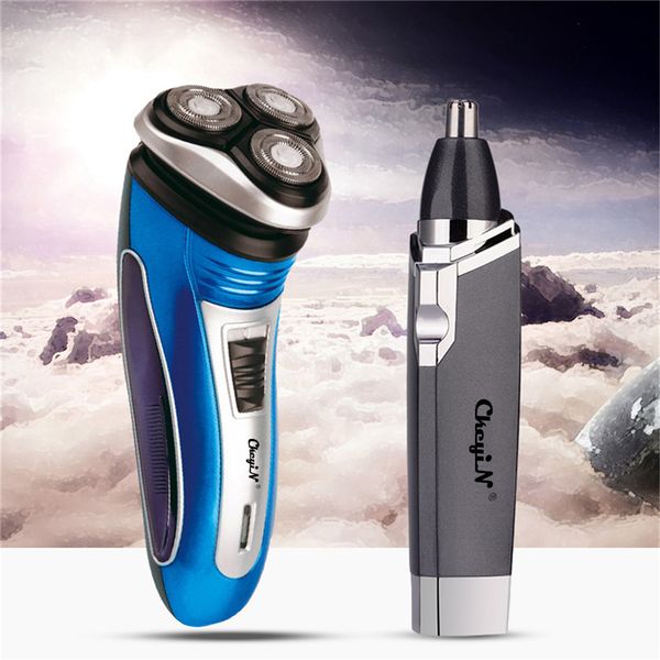 triple floating blade electric shaver men rechargeable shaving razors beard trimmer + electric nose trimmer ear hair remover 31
triple floating blade electric shaver men rechargeable shaving razors beard trimmer + electric nose trimmer ear hair remover 31