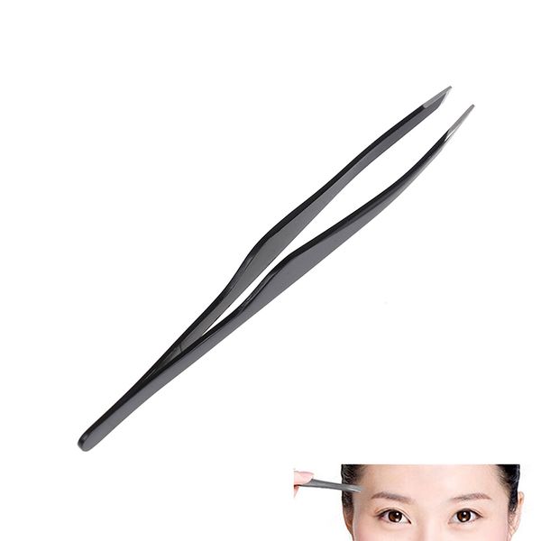 1pc black color professional eyebrow tweezer hair beauty slanted puller stainless steel eye brow clips makeup tool
1pc black color professional eyebrow tweezer hair beauty slanted puller stainless steel eye brow clips makeup tool