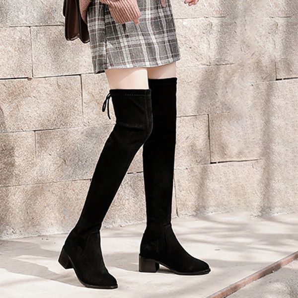 winter over the knee boots women stretch fabric fur warm high heels boots women shoes long bota feminina zapatos de mujer, Black
winter over the knee boots women stretch fabric fur warm high heels boots women shoes long bota feminina zapatos de mujer, Black