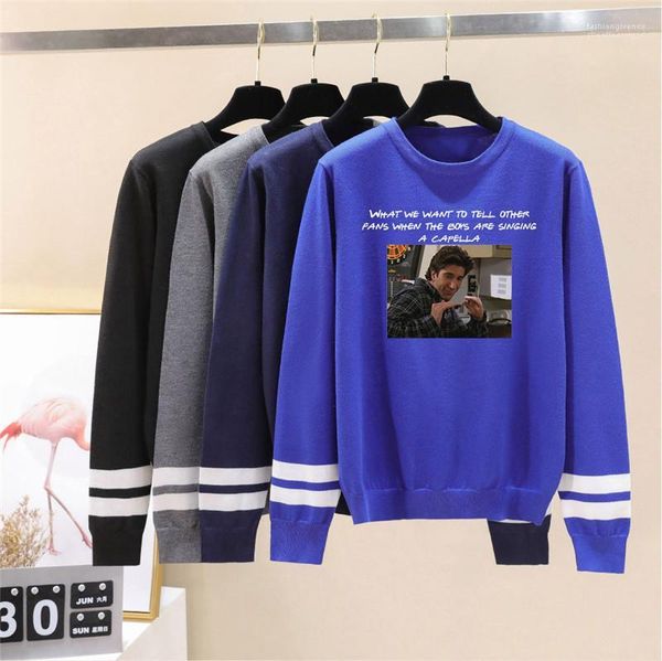 fashion couples matching clothes letter printed mens designer sweaters american popular friends styles pull femme sweater, White;black
fashion couples matching clothes letter printed mens designer sweaters american popular friends styles pull femme sweater, White;black