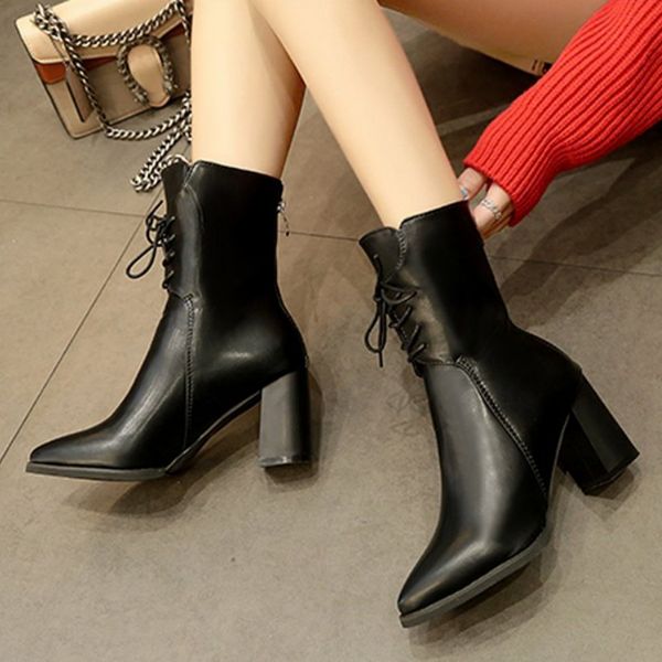 2019 new waterproofing platform for women pu pure color boots europe america boots female autumn fashion black
2019 new waterproofing platform for women pu pure color boots europe america boots female autumn fashion black
