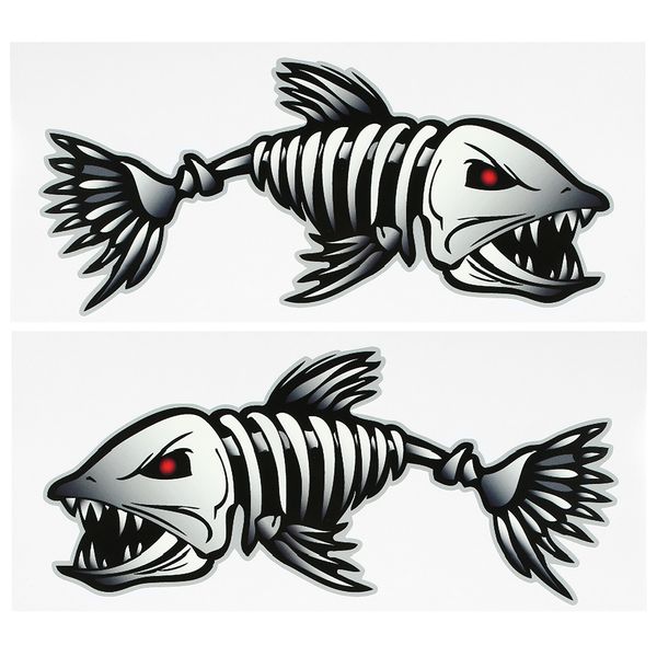 2 pieces fish teeth mouth stickers skeleton fish stickers kayak accessories fishing boat canoe kayak graphics accessories
2 pieces fish teeth mouth stickers skeleton fish stickers kayak accessories fishing boat canoe kayak graphics accessories