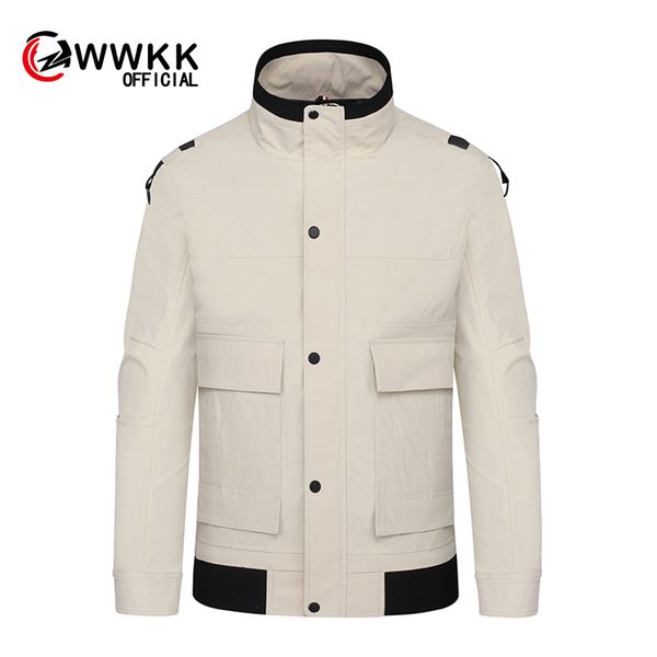 2019 spring and summer new men's straight stitching fashion high collar jacket jacket sports casual regular code m-3xl, Black;brown
2019 spring and summer new men's straight stitching fashion high collar jacket jacket sports casual regular code m-3xl, Black;brown