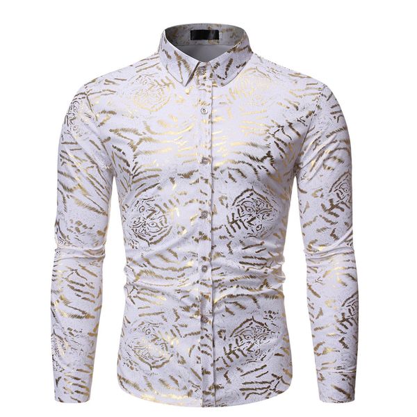 autumn winter men's shirt casual silm fit stamped printed long-sleeved turn-down collar shirts blouse camisas hombre, White;black
autumn winter men's shirt casual silm fit stamped printed long-sleeved turn-down collar shirts blouse camisas hombre, White;black