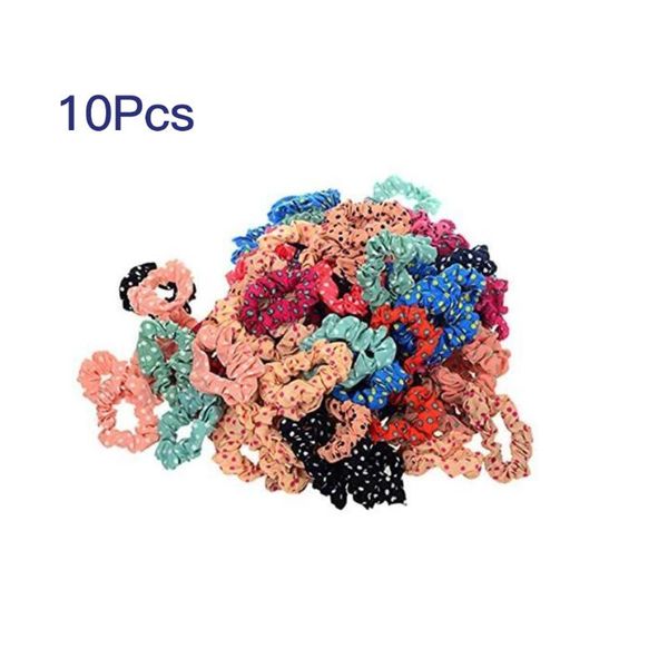 10pcs color random women hairbands candy color elastic dots fabric girl hair rings ponytail hair ties, Slivery;white
10pcs color random women hairbands candy color elastic dots fabric girl hair rings ponytail hair ties, Slivery;white
