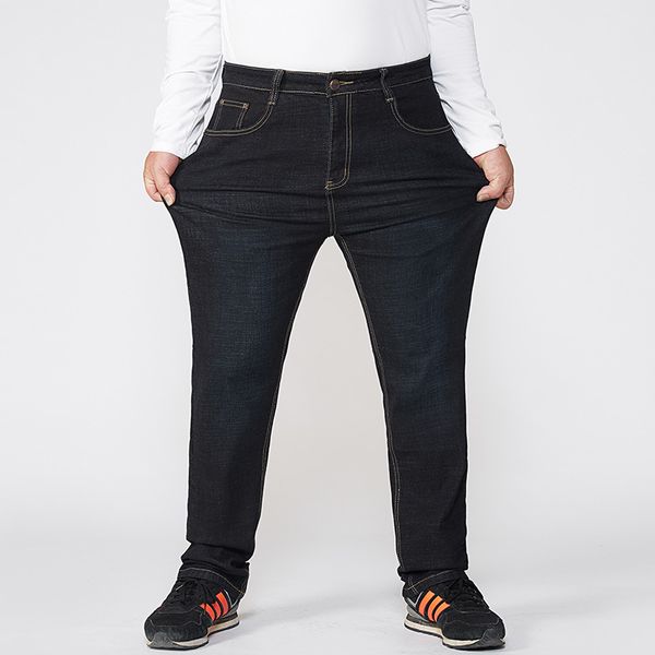 black and white with pattern loose-fit jeans men's fat plus-sized straight-cut elasticity plus-sized pants dark color trousers e, Blue
black and white with pattern loose-fit jeans men's fat plus-sized straight-cut elasticity plus-sized pants dark color trousers e, Blue