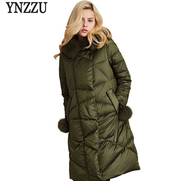 2018 winter women's white down jacket luxury real large fur collar hooded warm elegant female jacket ao737, Black
2018 winter women's white down jacket luxury real large fur collar hooded warm elegant female jacket ao737, Black