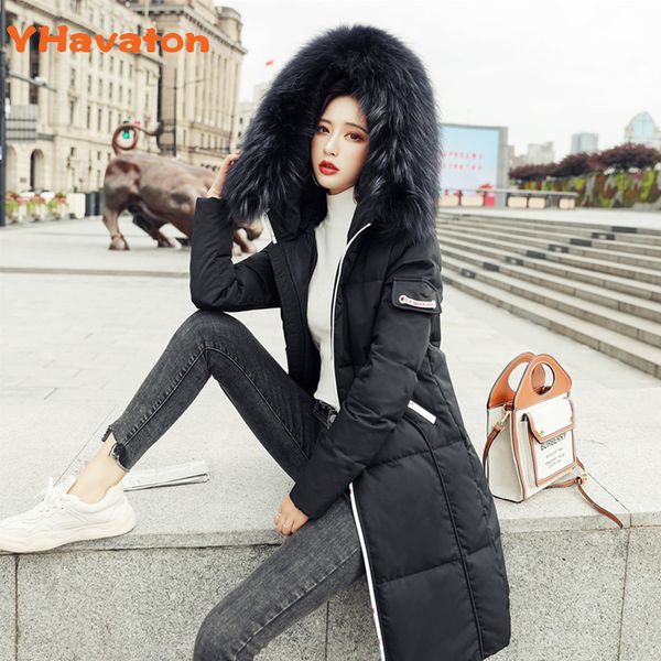 yhavaton women winter jackets down coat 2019 new down hooded warm outwear fur collar plus size long coats, Black
yhavaton women winter jackets down coat 2019 new down hooded warm outwear fur collar plus size long coats, Black