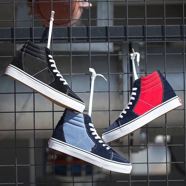 designer star joint brand classic men and women leisure high help canvas shoes couple board shoes, Black
designer star joint brand classic men and women leisure high help canvas shoes couple board shoes, Black