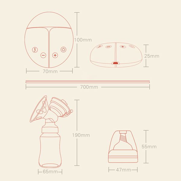 oeak electric breast pump double milk storage bottle control milk suction and breast massager care for baby feeding care, White
oeak electric breast pump double milk storage bottle control milk suction and breast massager care for baby feeding care, White