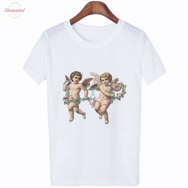 new summer angel polyester shirt printed graphic tee kawaii 90s fahsion short sleeve women tshirt clothing funny t shirt casual, White
new summer angel polyester shirt printed graphic tee kawaii 90s fahsion short sleeve women tshirt clothing funny t shirt casual, White