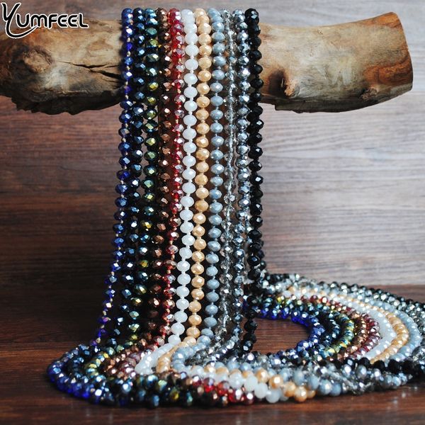 yumfeel fashion bohemian jewelry 8mm crystal long hand knotted glass crystal necklace women red blue black gold silver 11colors
yumfeel fashion bohemian jewelry 8mm crystal long hand knotted glass crystal necklace women red blue black gold silver 11colors