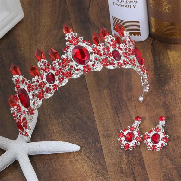 princess crown bride wedding tiaras and crowns earrings sets headdress prom hairbands prom hair band hair jewelry accessories, Golden;white 
princess crown bride wedding tiaras and crowns earrings sets headdress prom hairbands prom hair band hair jewelry accessories, Golden;white