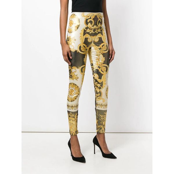 1.5 2020 early spring vintage contrast color print high waist casual elastic bodycon leggings, Black
1.5 2020 early spring vintage contrast color print high waist casual elastic bodycon leggings, Black