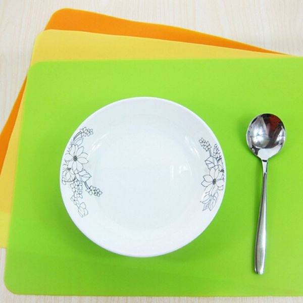 rectangle 30*40cm s ilicone place m ats heat resistant non slip table m ats