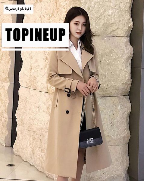 autumn new slim trench coat classic double breasted office ladies windbreasted elegant business outwear with belt, Tan;black
autumn new slim trench coat classic double breasted office ladies windbreasted elegant business outwear with belt, Tan;black
