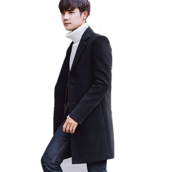 2017 autumn and winter mens jackets and coats brand clothing chaqueta hombre wool & blends men cashmere overcoat windbreaker 4xl, Black
2017 autumn and winter mens jackets and coats brand clothing chaqueta hombre wool & blends men cashmere overcoat windbreaker 4xl, Black