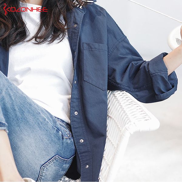summer navy blue denim women shirts female loose thin denim women blouse unique length, White
summer navy blue denim women shirts female loose thin denim women blouse unique length, White