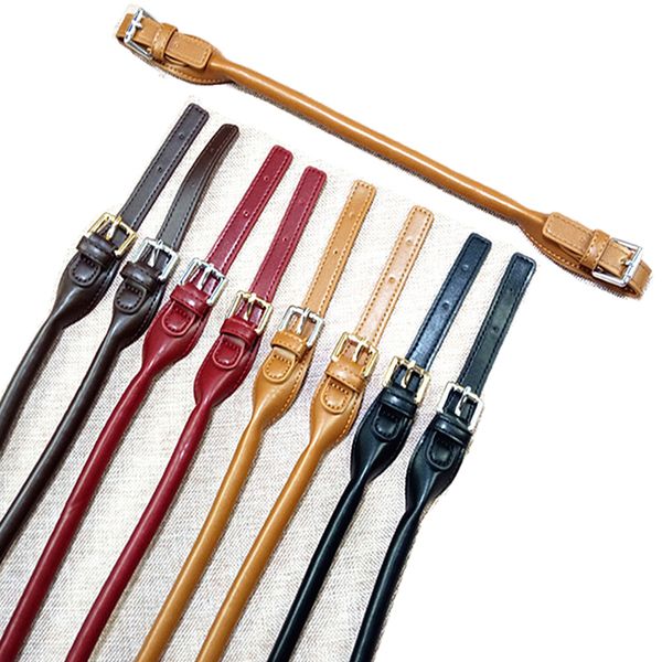 1pc 57cm double-ended adjustable shoulder bag belt strap diy replacement lady handbag handle belt bag accessories high quality, Black