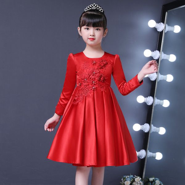 Girls princess dress autumn and winter new big flower children's clothing children's wedding dress 3-15 years old girl baby skirt, Red;yellow
Girls princess dress autumn and winter new big flower children's clothing children's wedding dress 3-15 years old girl baby skirt, Red;yellow