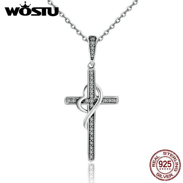 wostu real 925 sterling silver cross twisting with heart clear cubic zircon pendant& necklace s925 luxury jewelry cqn104
wostu real 925 sterling silver cross twisting with heart clear cubic zircon pendant& necklace s925 luxury jewelry cqn104