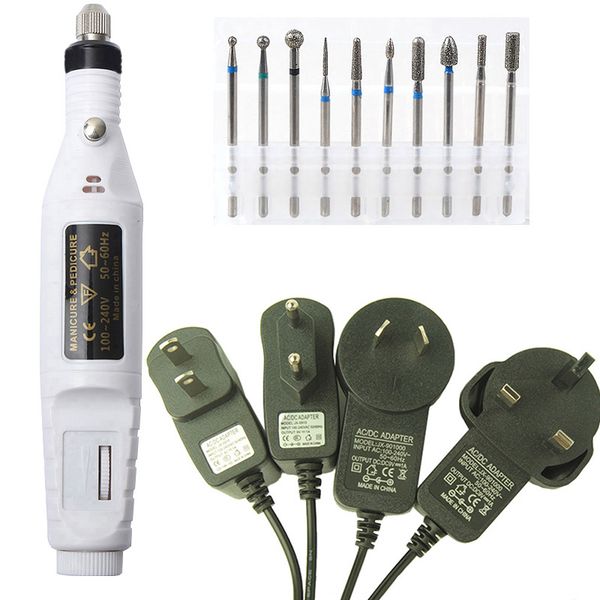 nail art grinding drill bits electric manicure machine diamond bullet bit gel polish cuticle removal brush mill kit new
nail art grinding drill bits electric manicure machine diamond bullet bit gel polish cuticle removal brush mill kit new