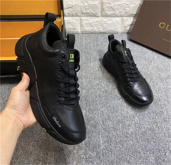 luxury casual shoes british suede sneakers men's classic brand sports casual shoes luxury sneakers mens design shoes large size: 38-44, Black
luxury casual shoes british suede sneakers men's classic brand sports casual shoes luxury sneakers mens design shoes large size: 38-44, Black