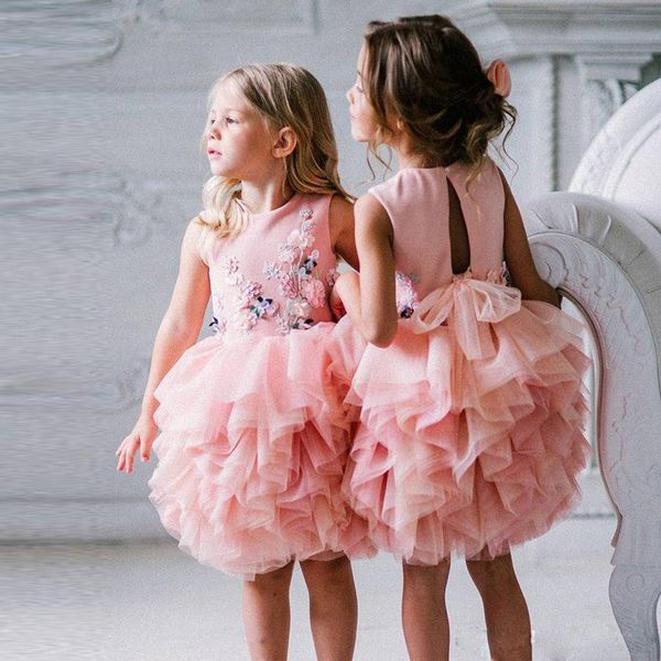 cute pink mini flower girls dresses for wedding o neck ruffles tiered skirt short kids birthday party gowns, Red;yellow
cute pink mini flower girls dresses for wedding o neck ruffles tiered skirt short kids birthday party gowns, Red;yellow