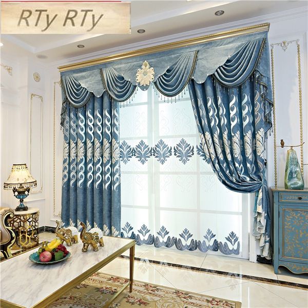 european custom luxury villa curtains for living room windows decorative curtains for bedroom l apartments
european custom luxury villa curtains for living room windows decorative curtains for bedroom l apartments