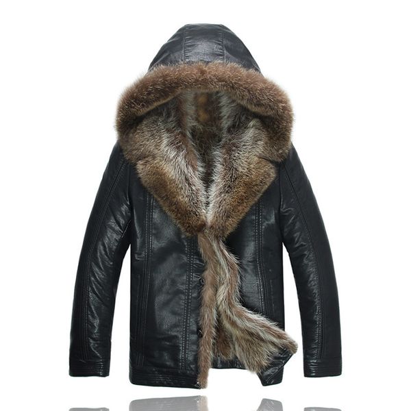 mens black jacket with fur collar winter real fur coats leather jackets shearling outwear overcoat snow plus size clothing
mens black jacket with fur collar winter real fur coats leather jackets shearling outwear overcoat snow plus size clothing