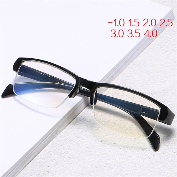 nywooh finished myopia glasses women men short sighted eyewear half frame prescription eyeglasses -1.0 1.5 2.0 2.5 3.0 3.5 4.0, Black
nywooh finished myopia glasses women men short sighted eyewear half frame prescription eyeglasses -1.0 1.5 2.0 2.5 3.0 3.5 4.0, Black
