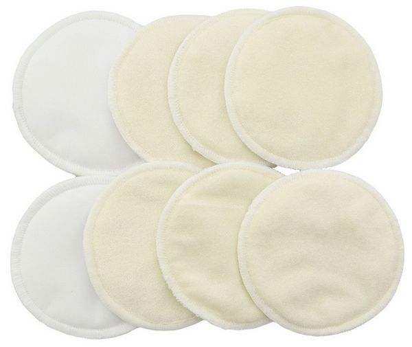 washable organic nursing pads (8 pack) | contoured reusable breast/breastfeeding pads, White
washable organic nursing pads (8 pack) | contoured reusable breast/breastfeeding pads, White